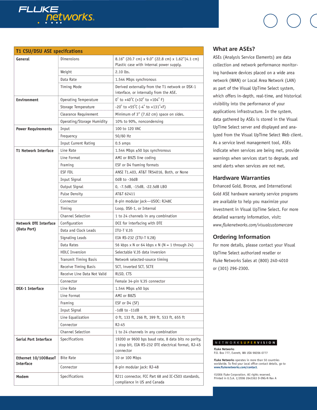 Fluke 807-0115 manual Compliance in US and Canada 