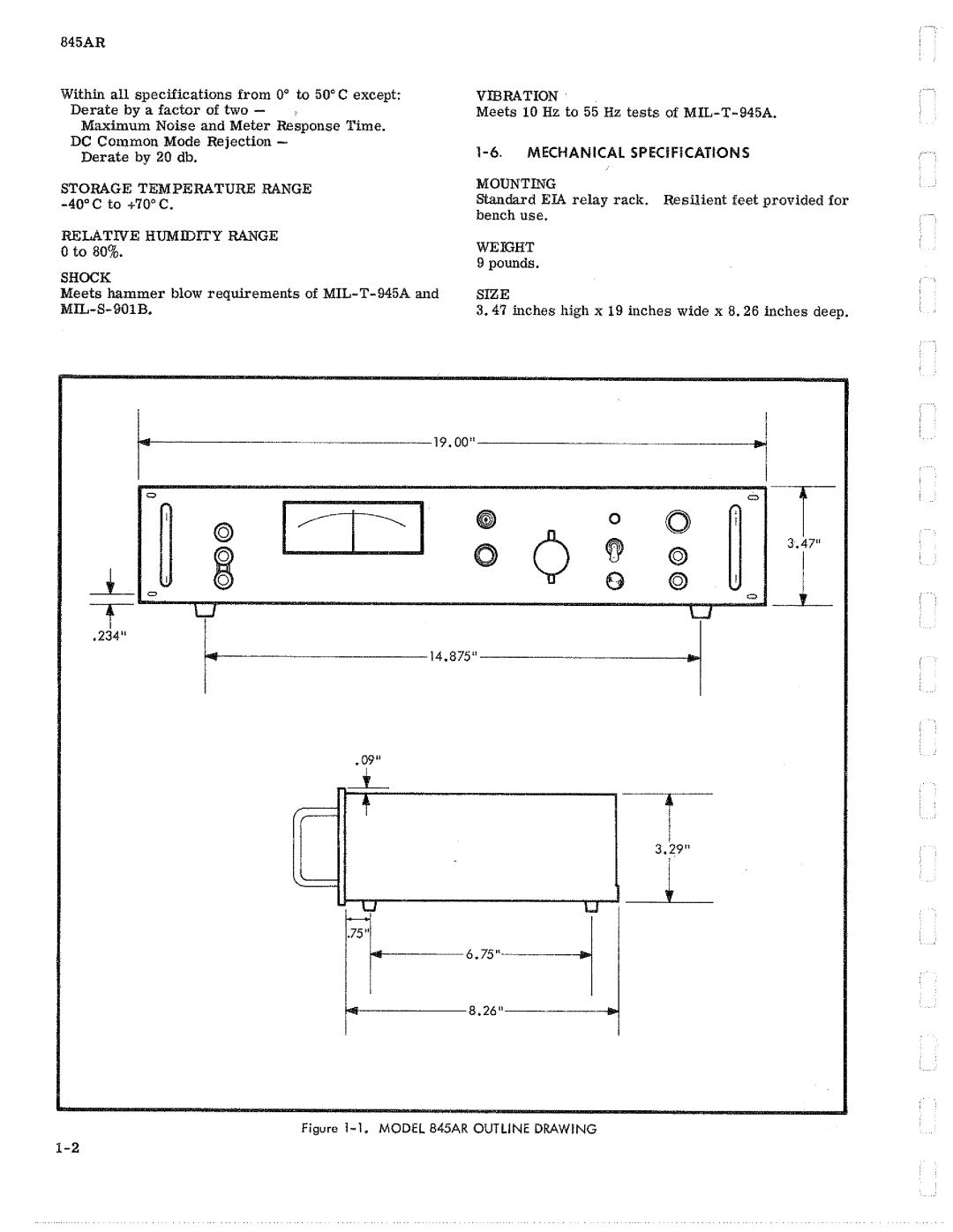 Fluke 845AR manual 