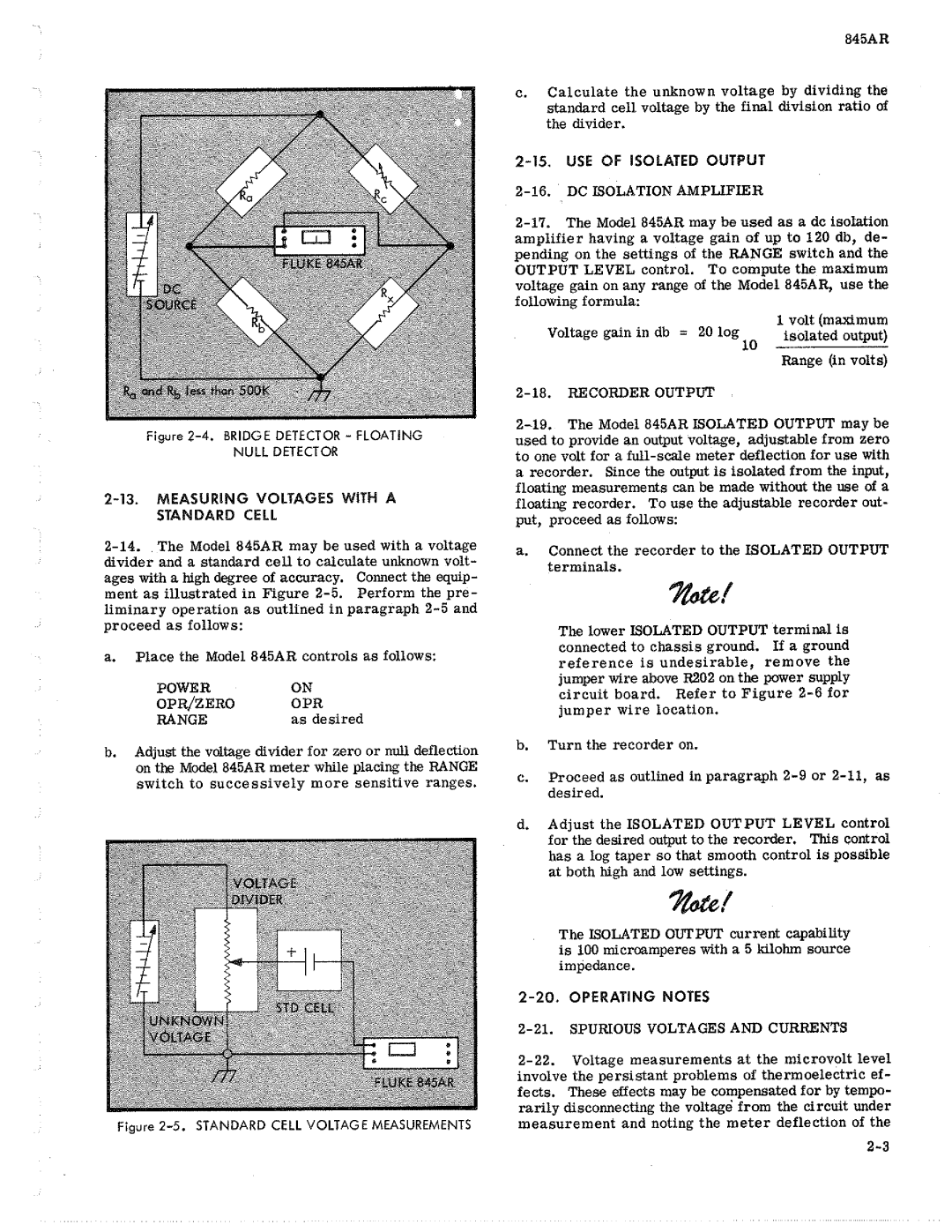 Fluke 845AR manual 