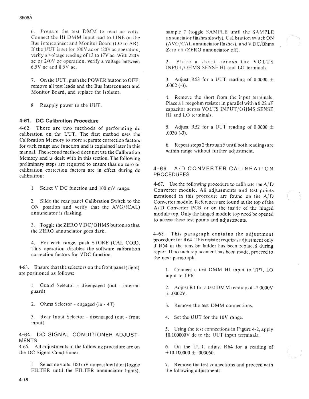 Fluke 8506A manual 