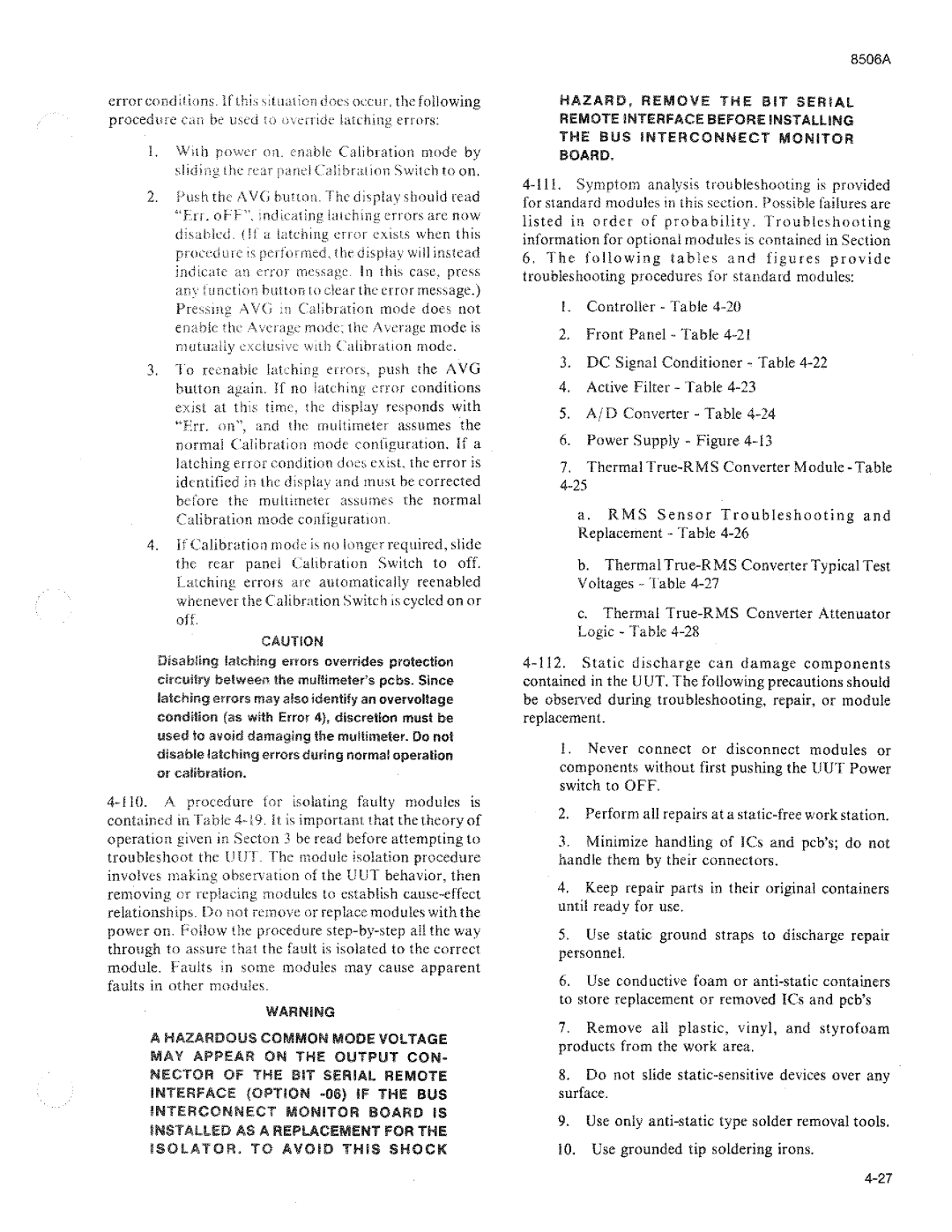 Fluke 8506A manual 