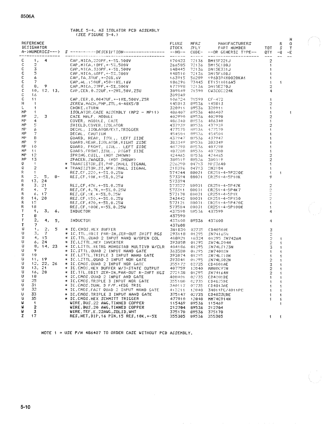 Fluke 8506A manual 