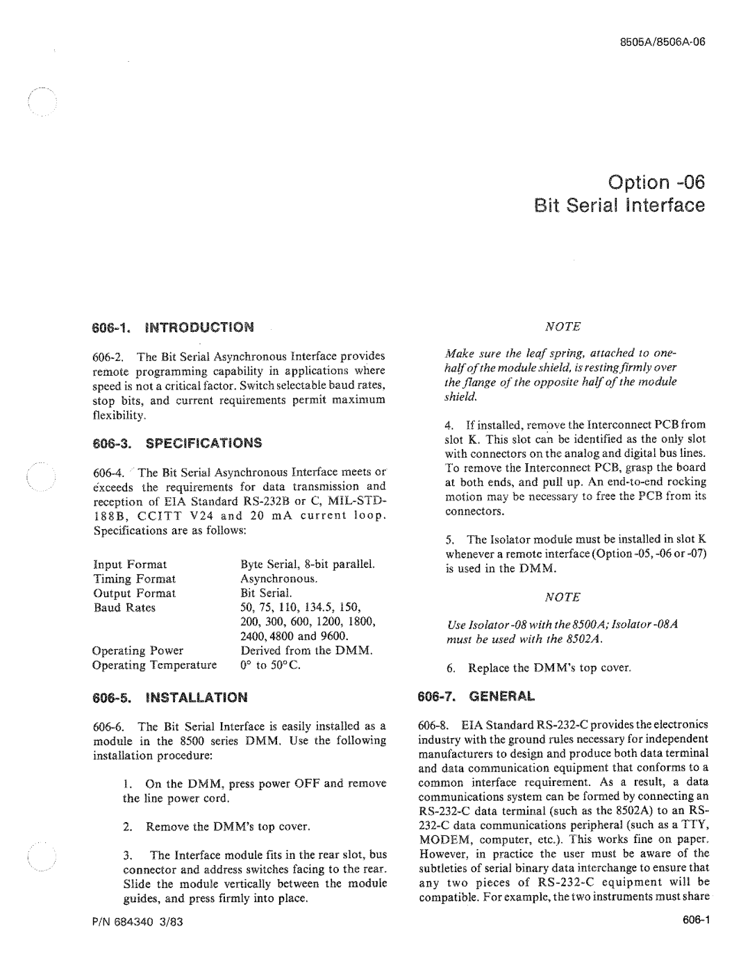 Fluke 8506A manual 