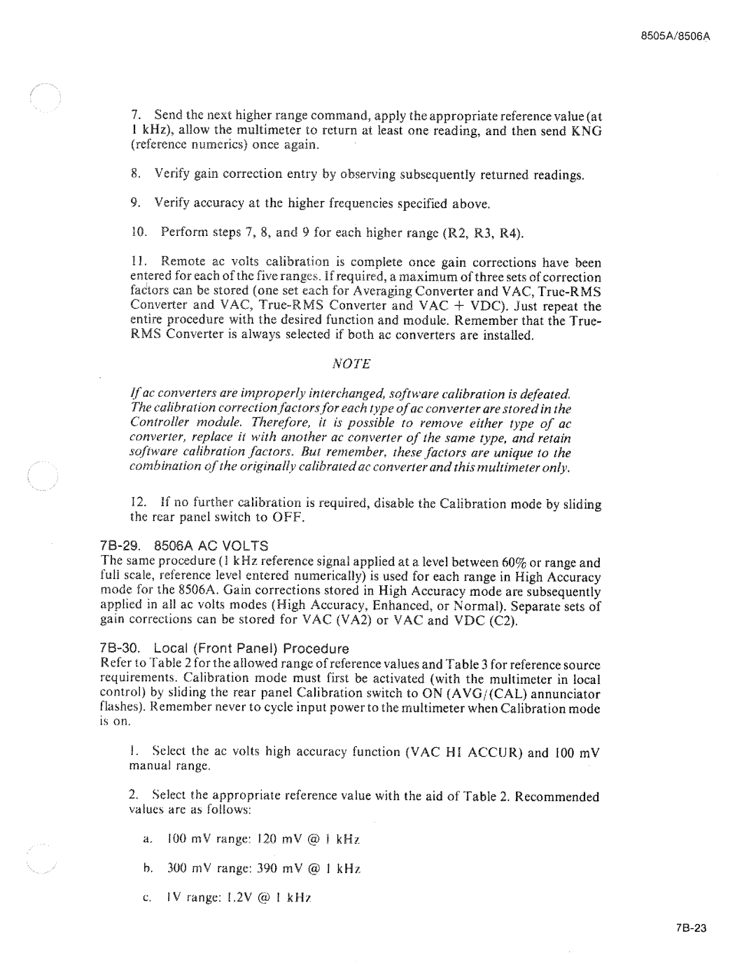 Fluke 8506A manual 