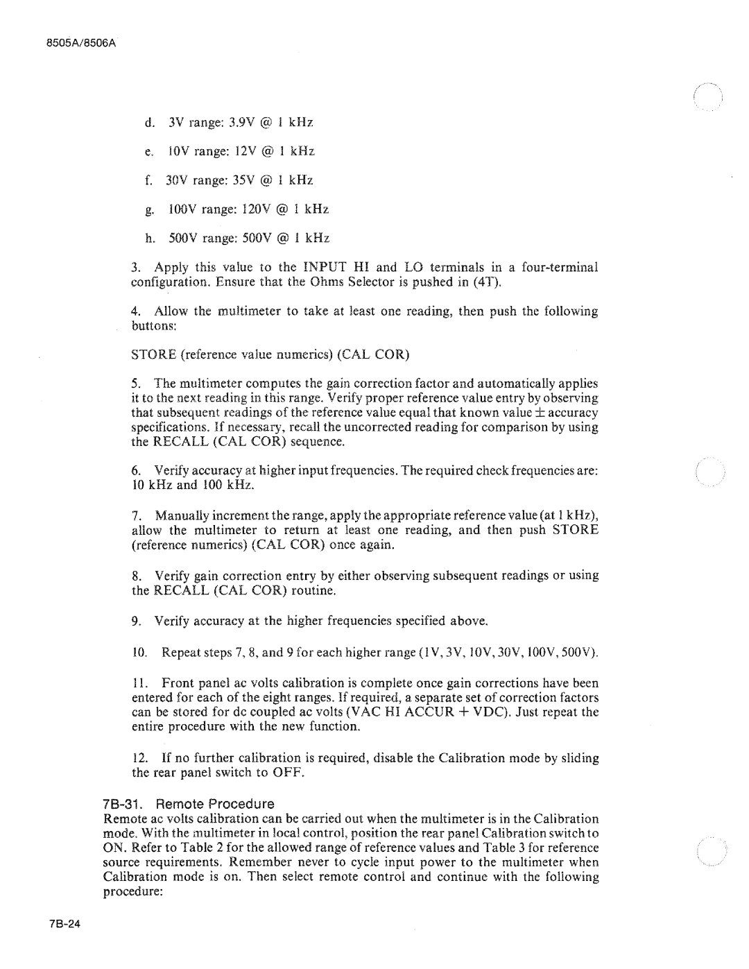 Fluke 8506A manual 