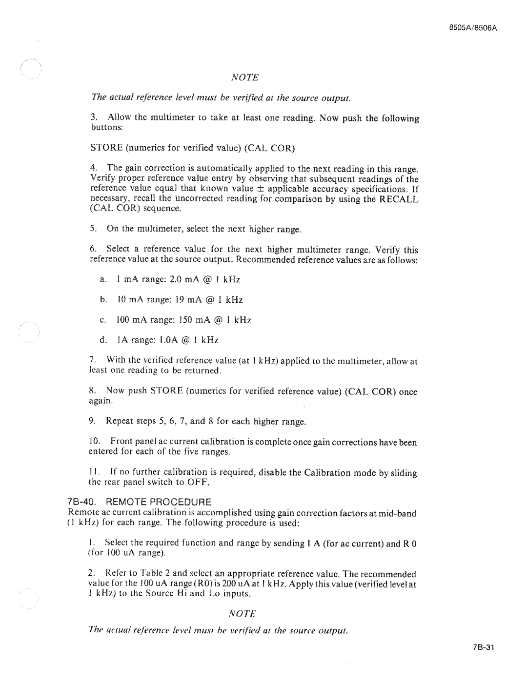 Fluke 8506A manual 