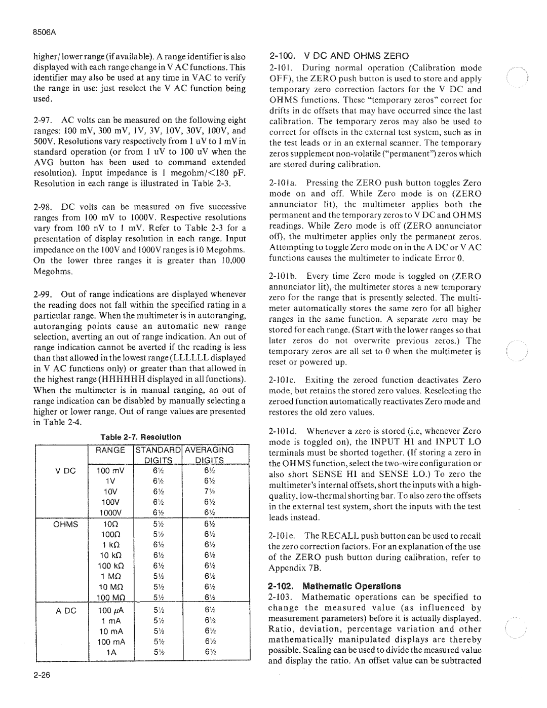 Fluke 8506A manual 