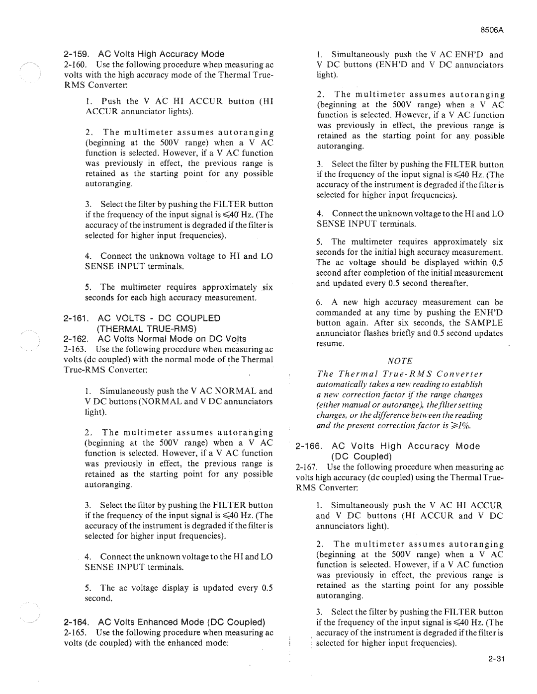 Fluke 8506A manual 