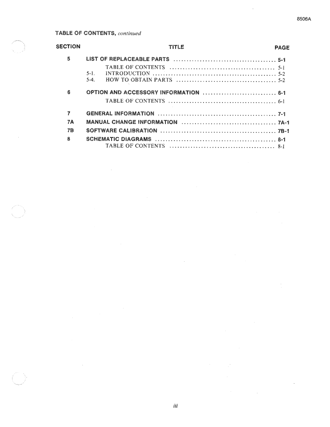 Fluke 8506A manual 