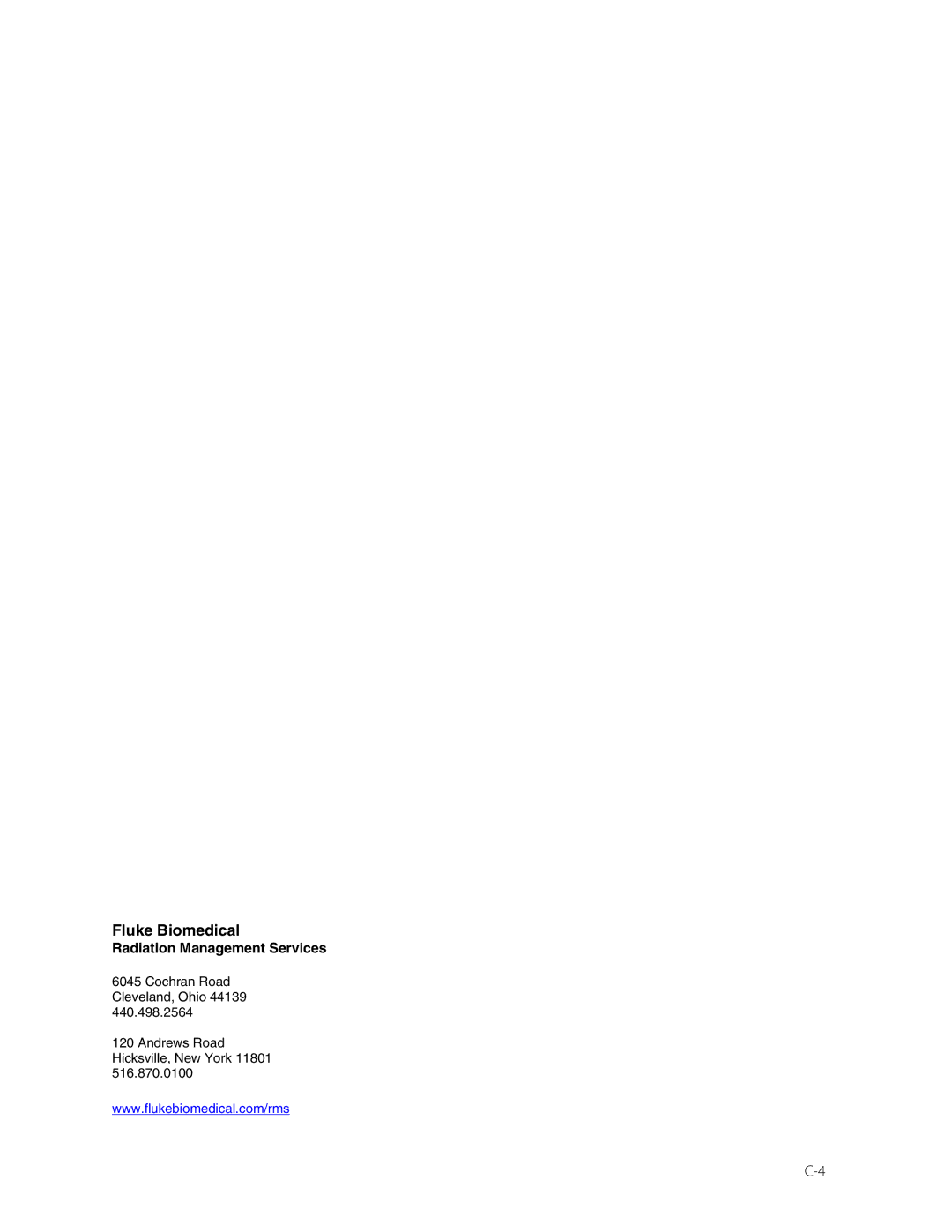 Fluke 875 manual 