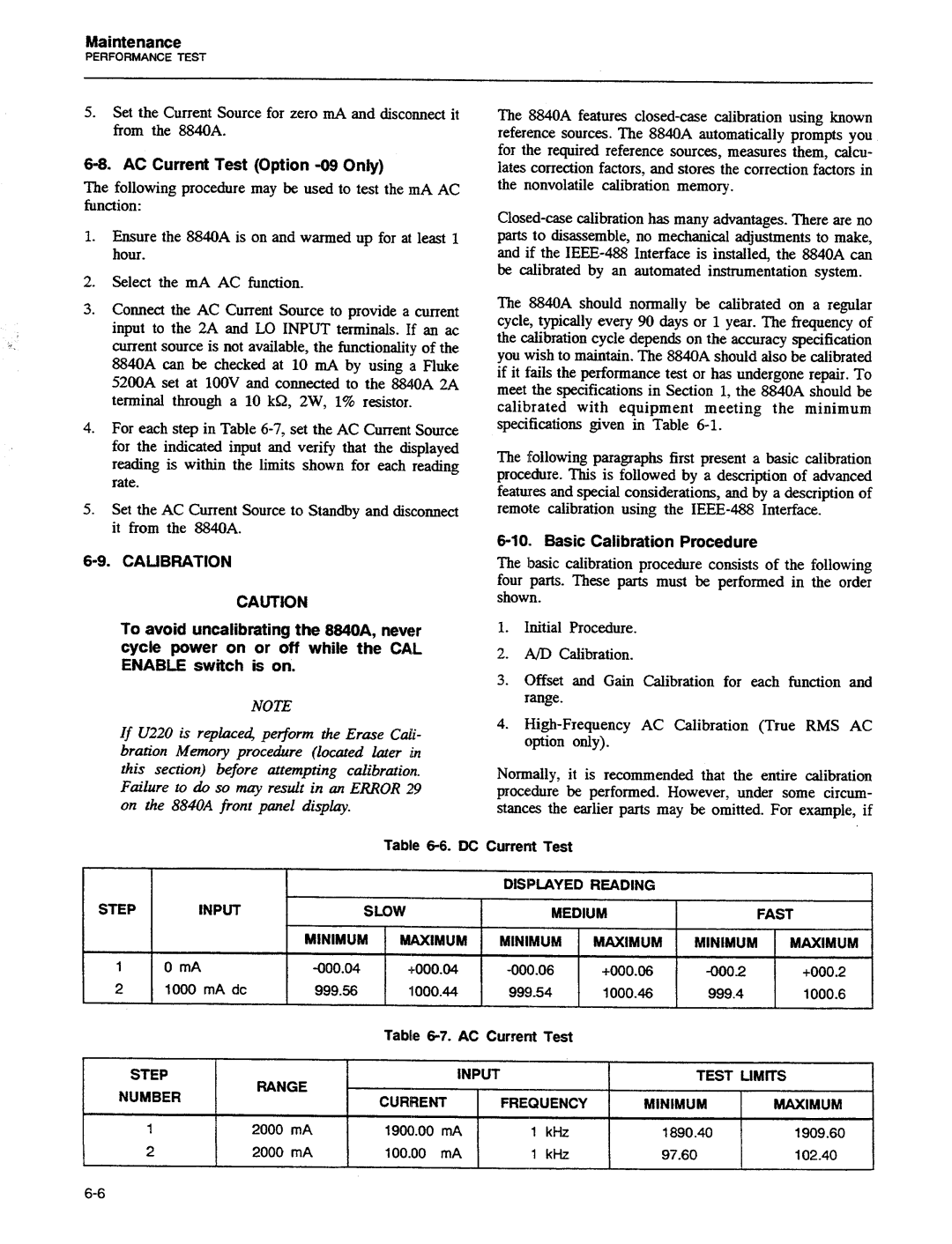 Fluke 8840A manual 