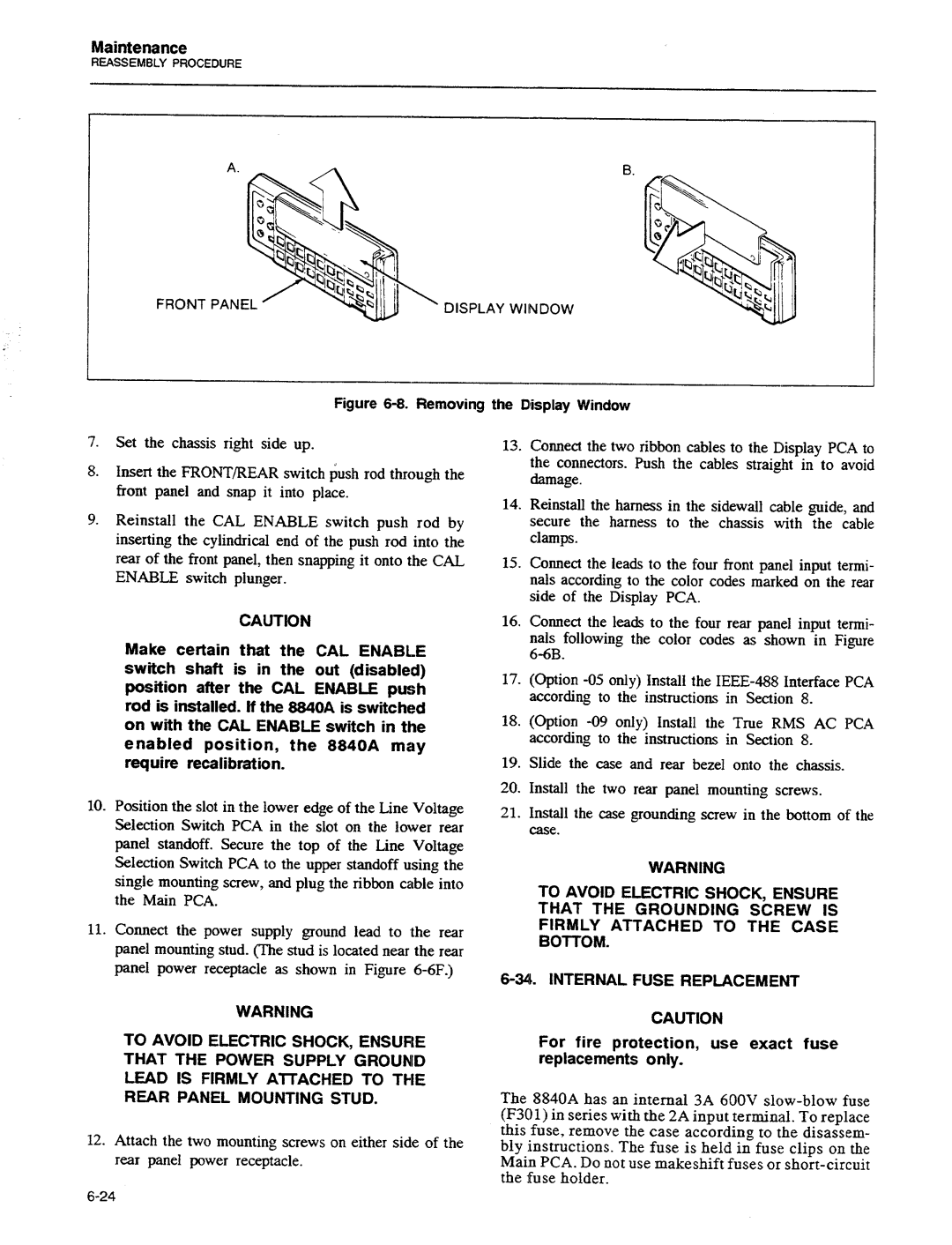 Fluke 8840A manual 