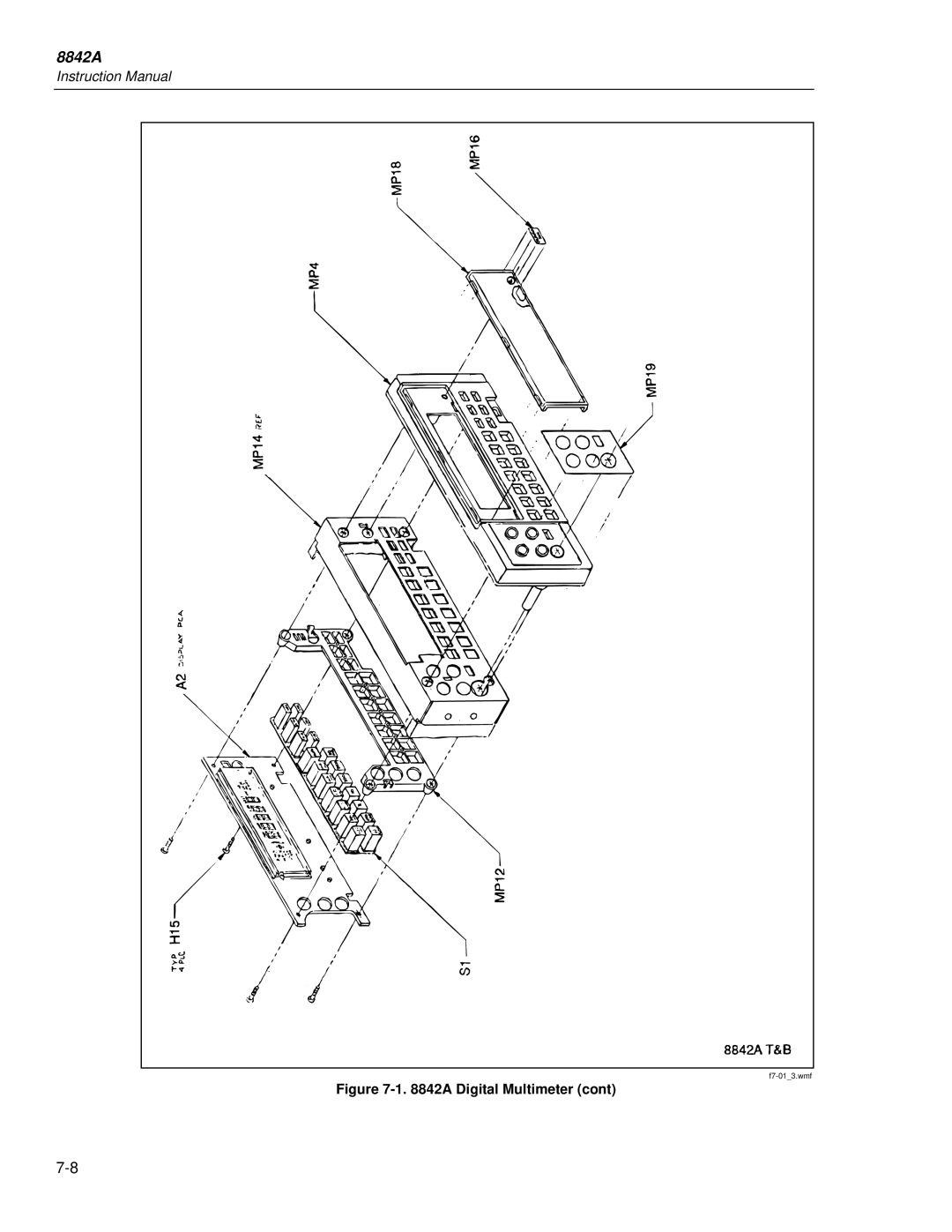 Fluke 8842a instruction manual F7-013.wmf 