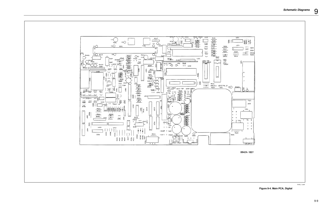 Fluke 8842a instruction manual Main PCA, Digital 