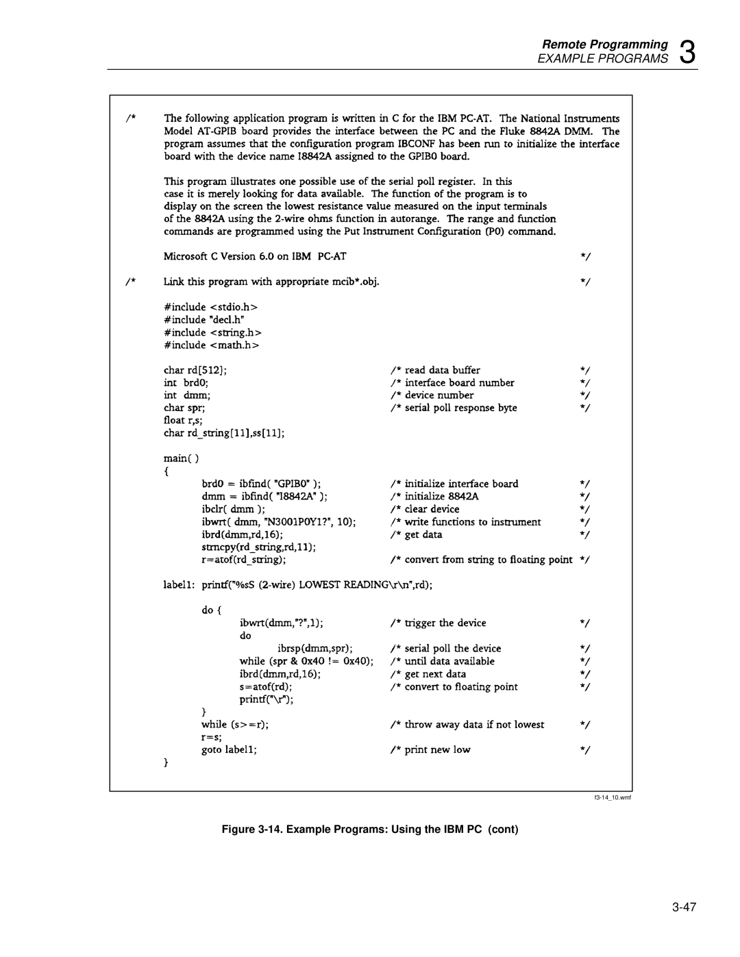 Fluke 8842a instruction manual F3-1410.wmf 