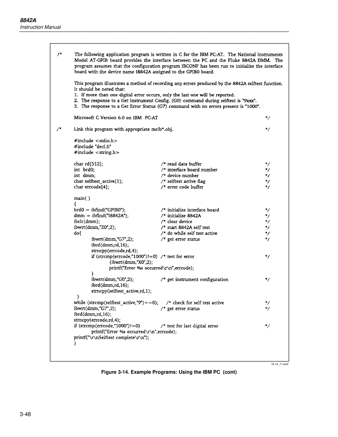 Fluke 8842a instruction manual F3-1411.wmf 