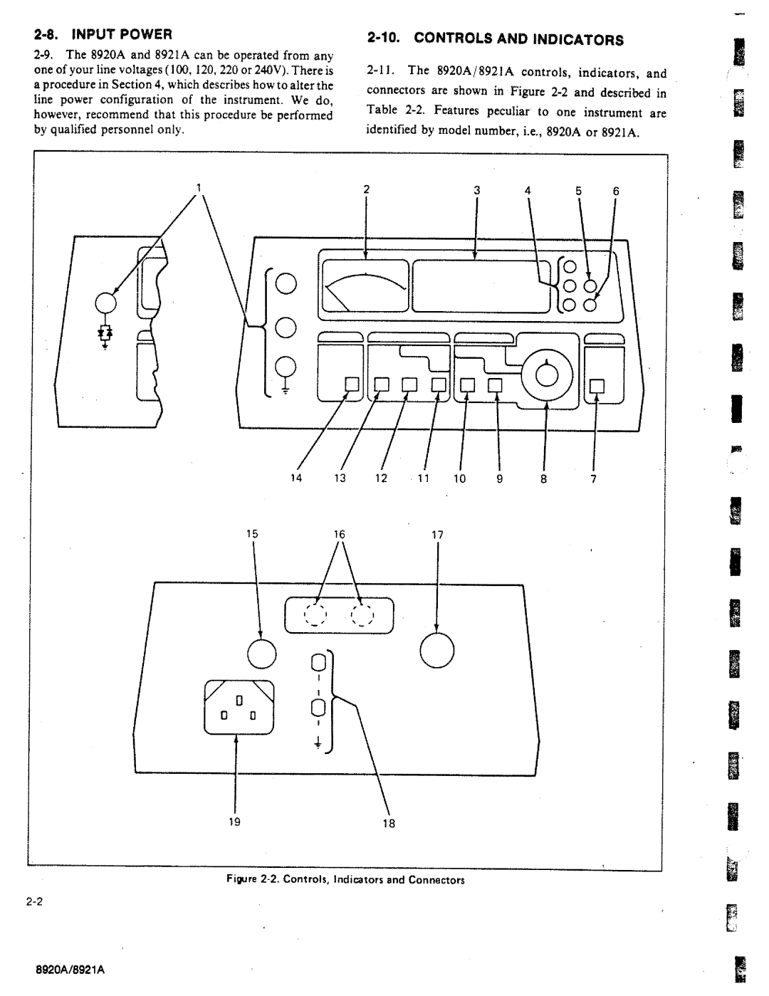 Fluke 8920A manual 