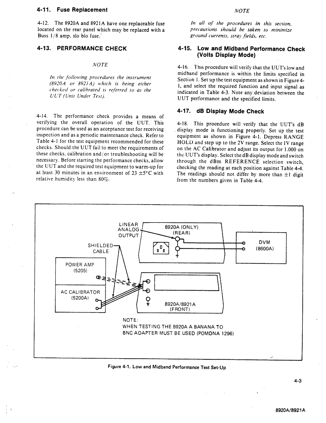 Fluke 8920A manual 