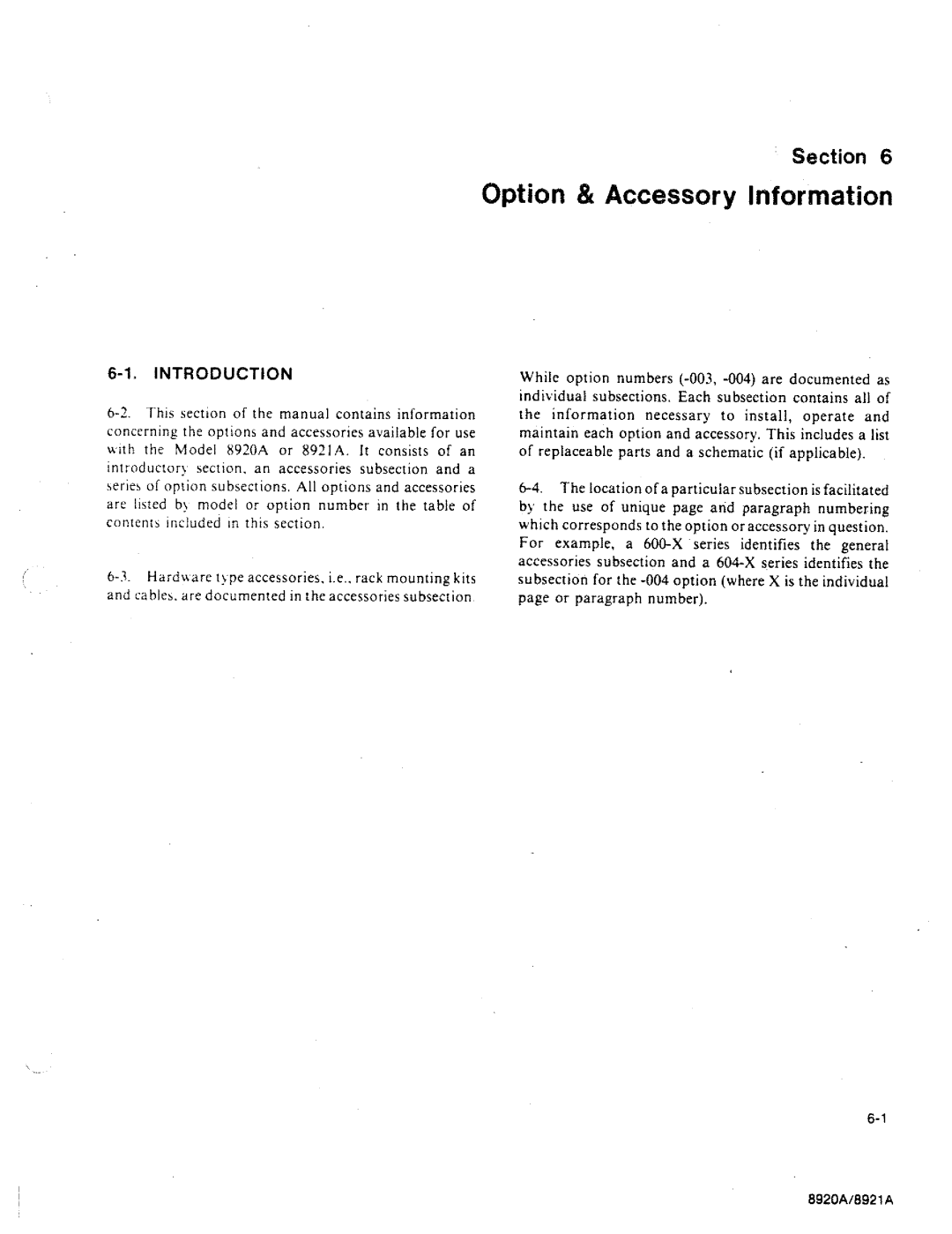 Fluke 8920A manual 