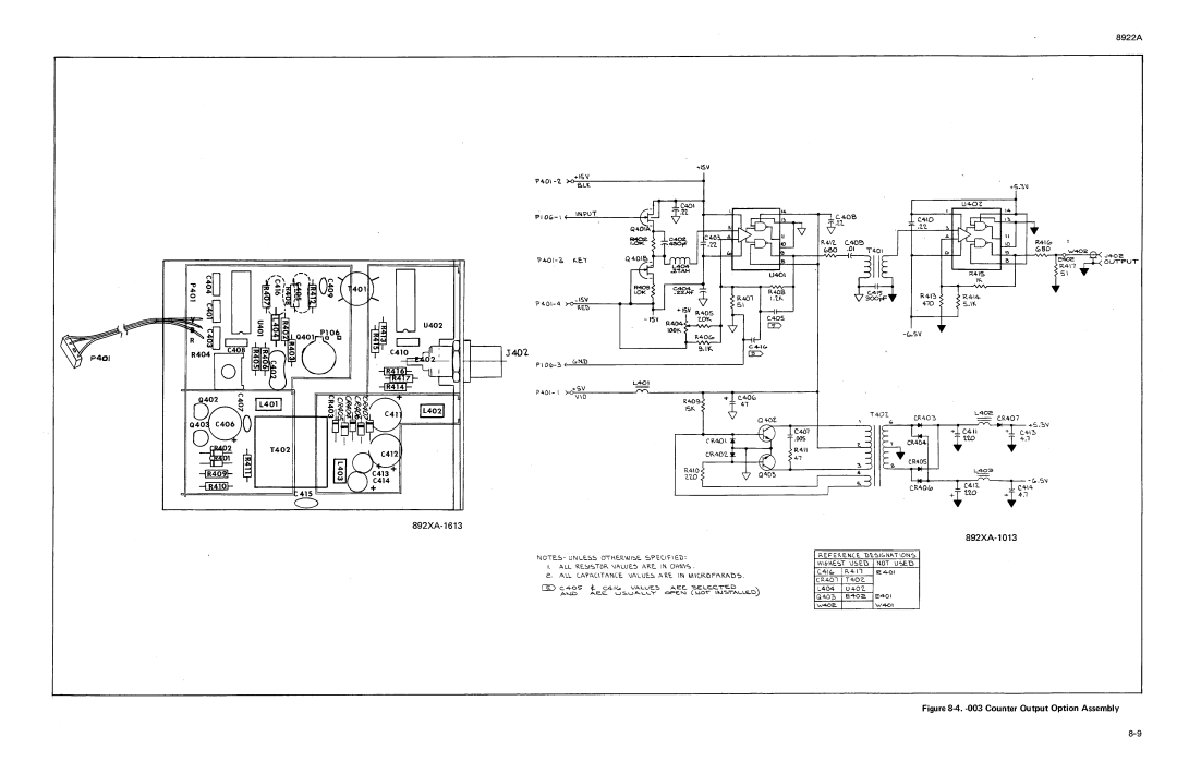 Fluke 8922A manual 