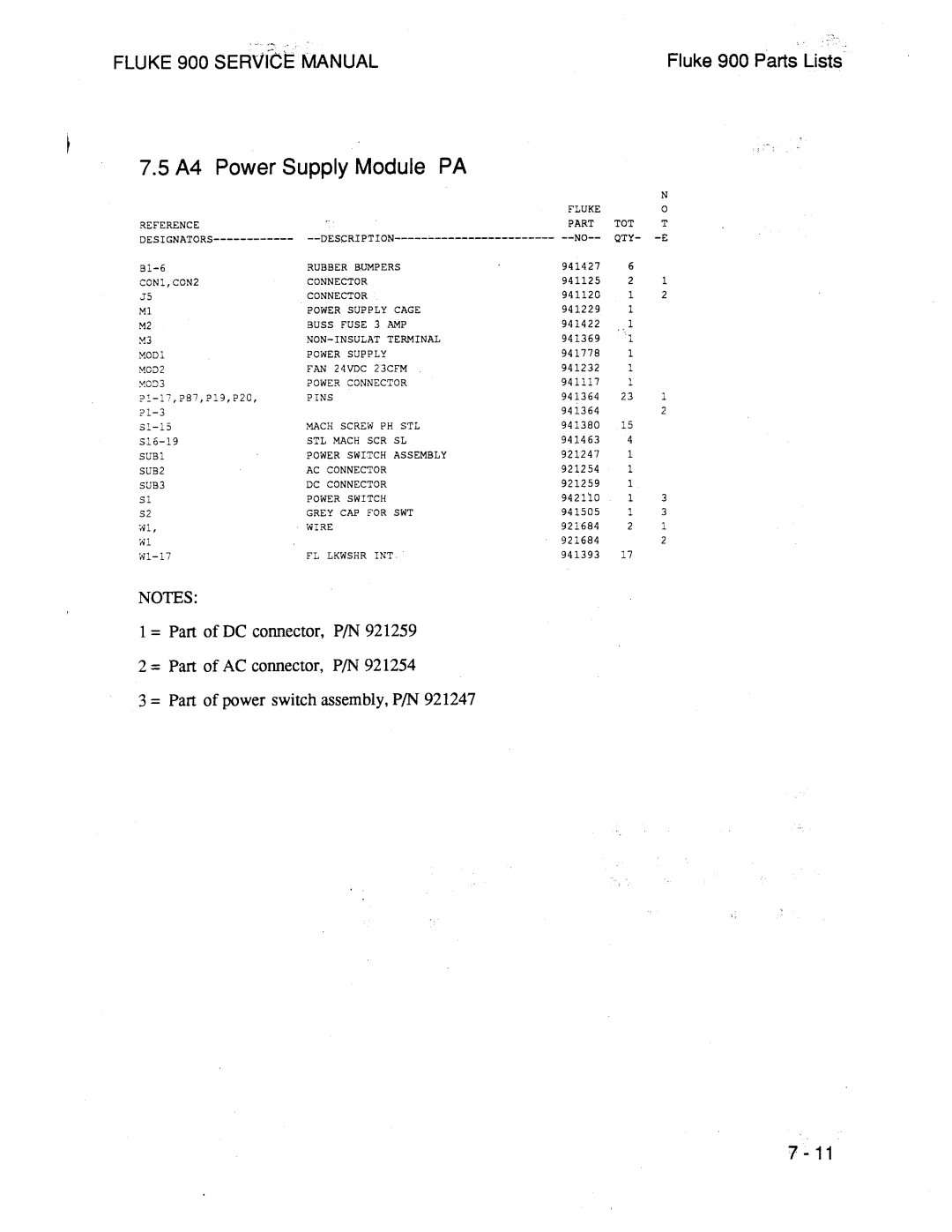 Fluke 900 manual 