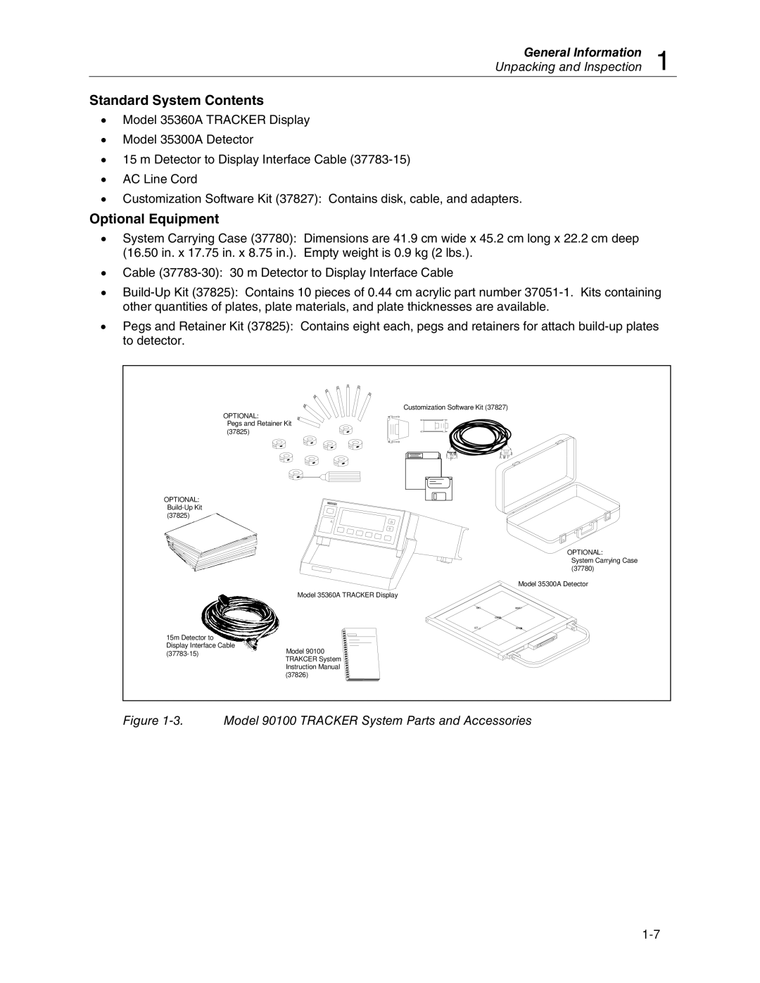 Fluke 90100 manual Standard System Contents, Optional Equipment 