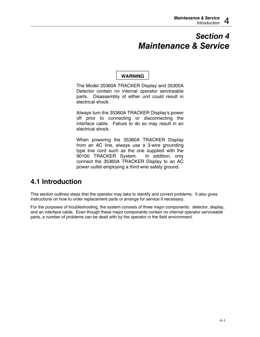 Fluke 90100 manual Maintenance & Service 