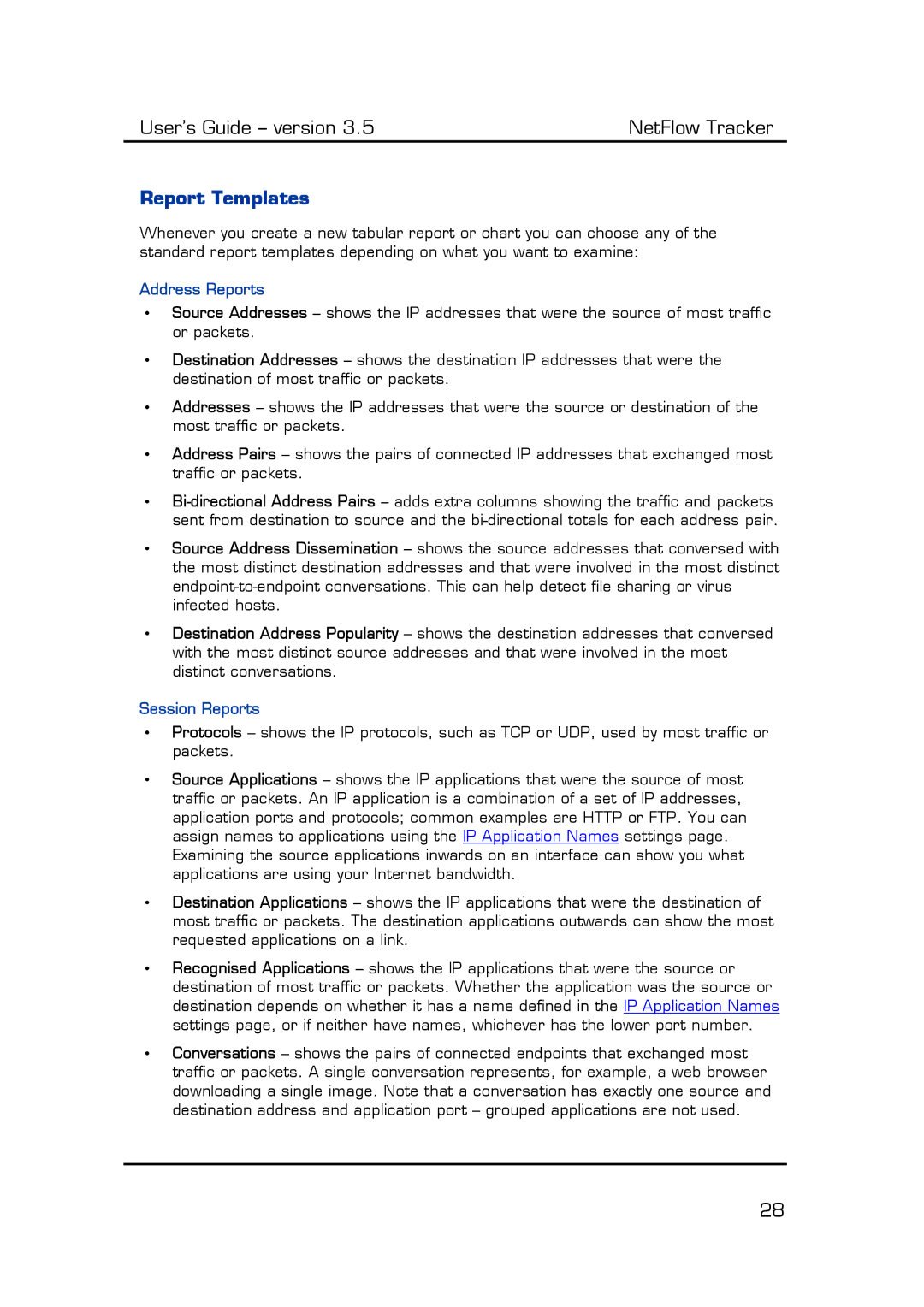 Fluke Computer Accessories manual Report Templates, Address Reports, Session Reports 