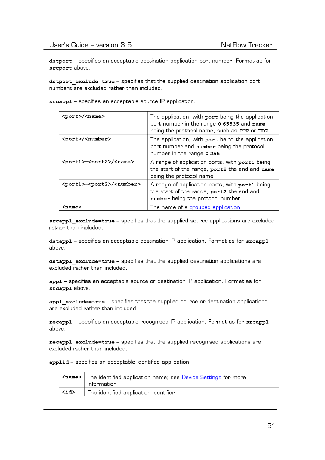 Fluke Computer Accessories manual Port/name, Port/number, Port1-port2/name, Port1-port2/number 