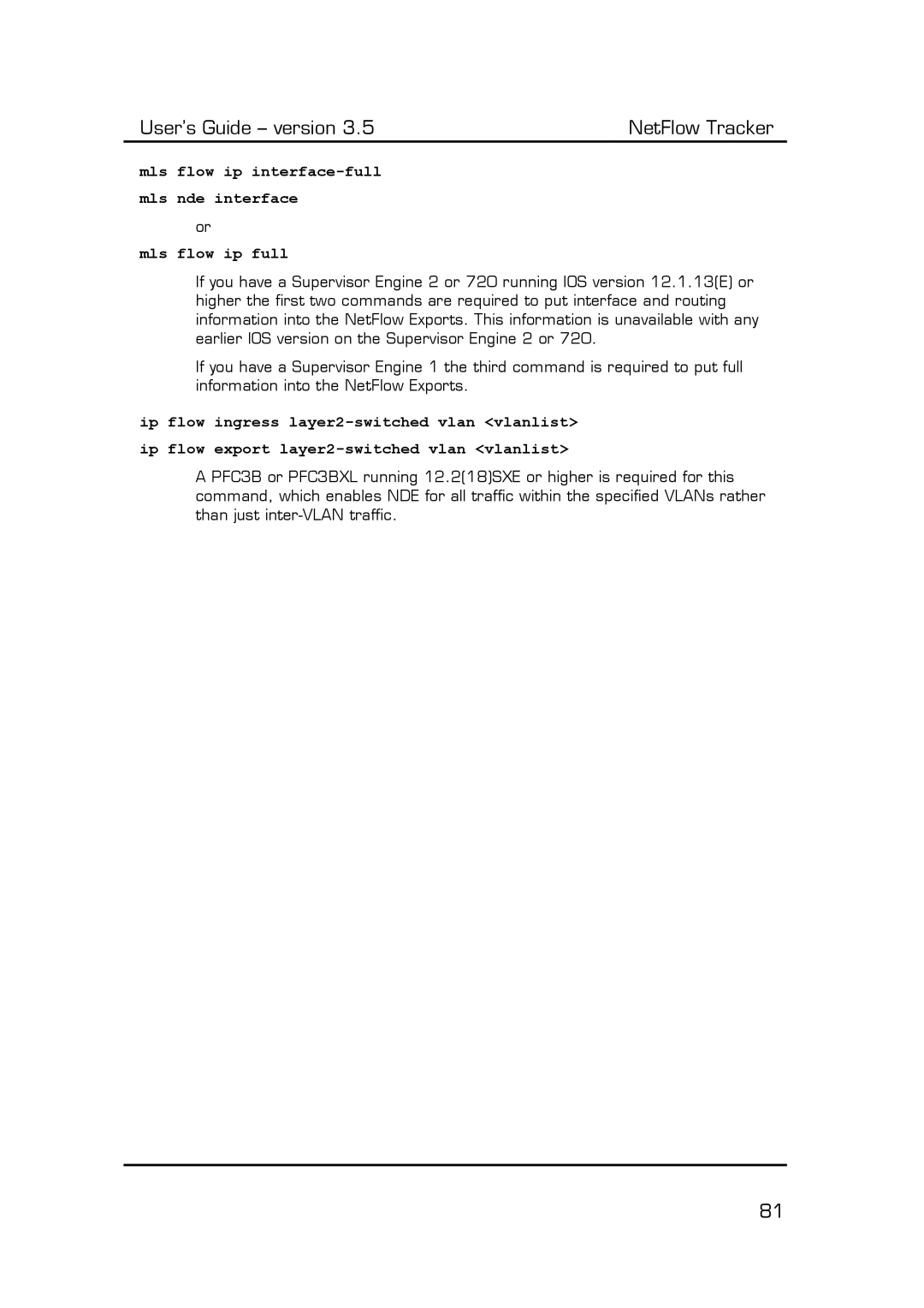 Fluke Computer Accessories manual User’s Guide version NetFlow Tracker 