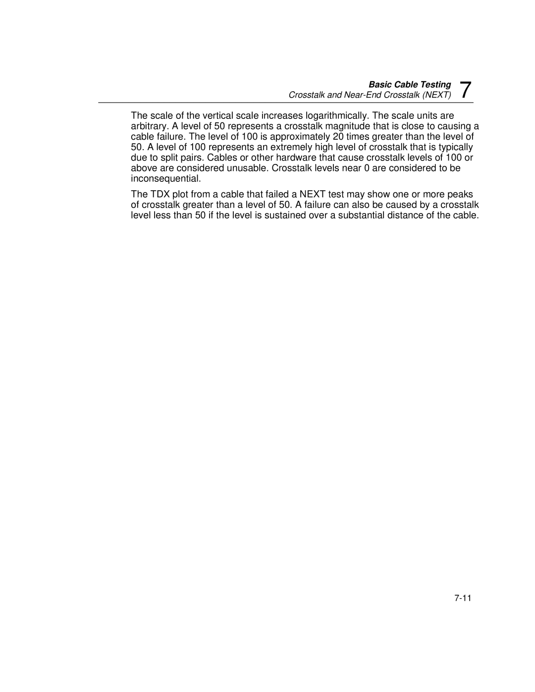 Fluke DSP-100, DSP-2000 user manual Basic Cable Testing 