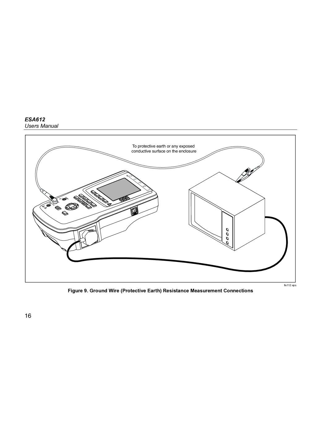 Fluke ESA612 specifications Fis112.eps 