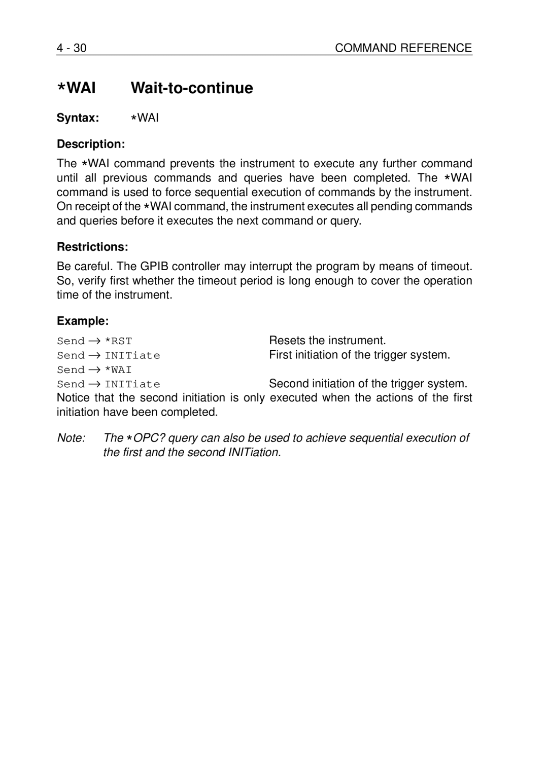 Fluke PM-3380B, PM-3390B, PM-3370B, PM-3394B, PM-3384B user manual Command Reference 