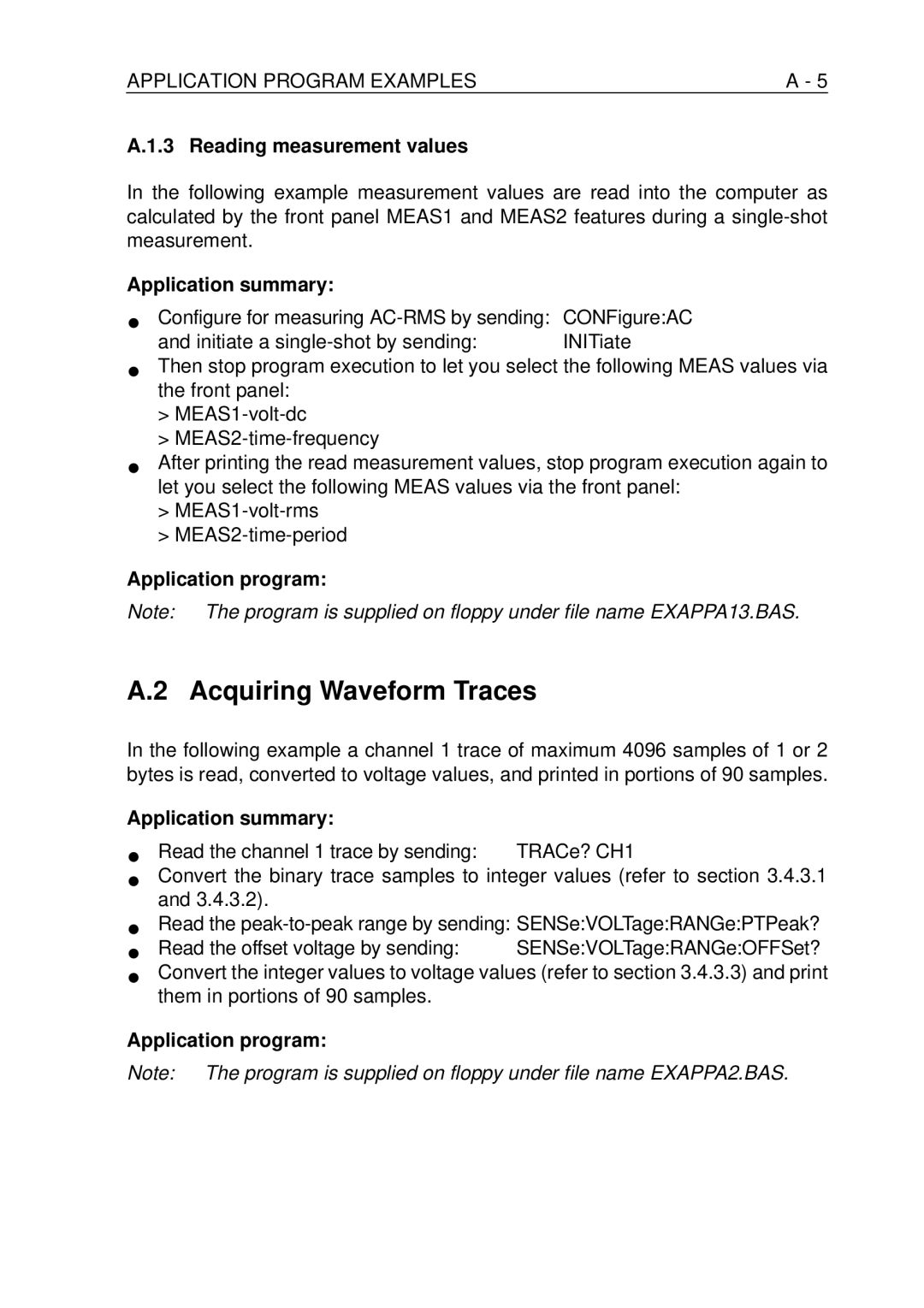 Fluke PM-3394B, PM-3380B, PM-3390B, PM-3370B, PM-3384B user manual Acquiring Waveform Traces, Reading measurement values 