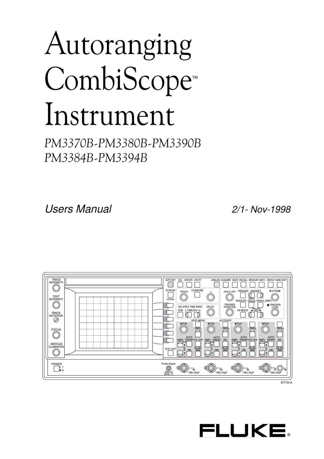 Fluke PM3370B user manual Qvwuxphqw 