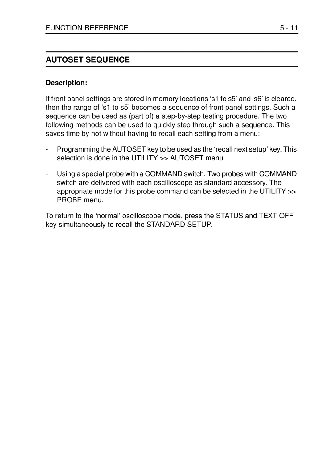 Fluke PM3370B user manual Autoset Sequence 