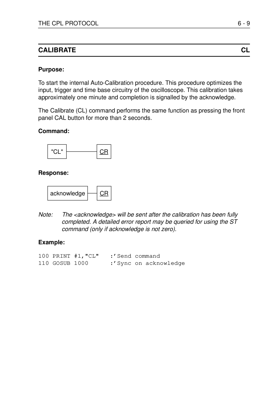 Fluke PM3370B user manual Calibrate 