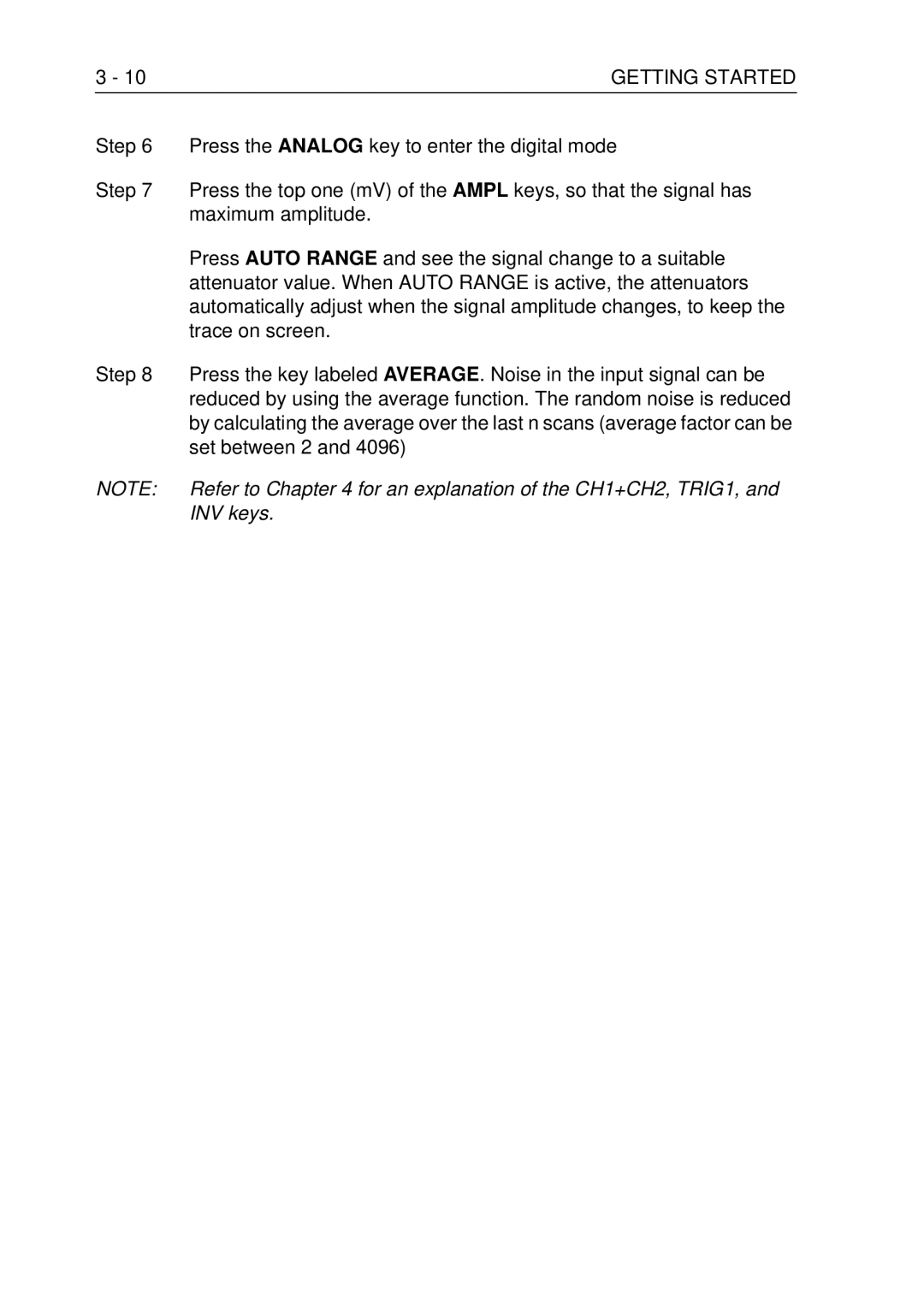 Fluke PM3370B user manual Getting Started 