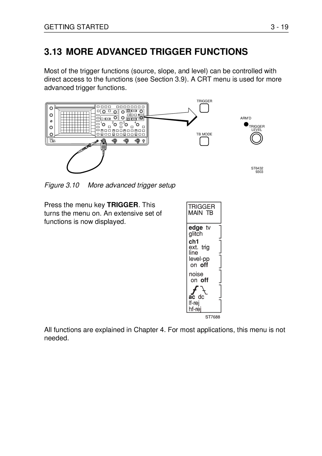 Fluke PM3370B user manual More Advanced Trigger Functions, More advanced trigger setup 