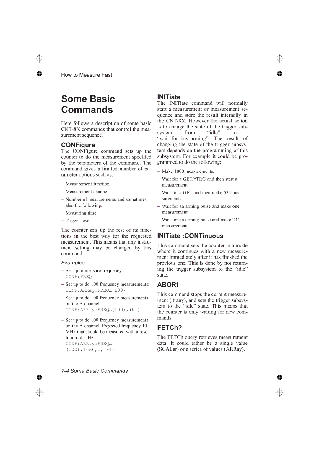 Fluke PM6685R, PM6681R manual Some Basic Commands 