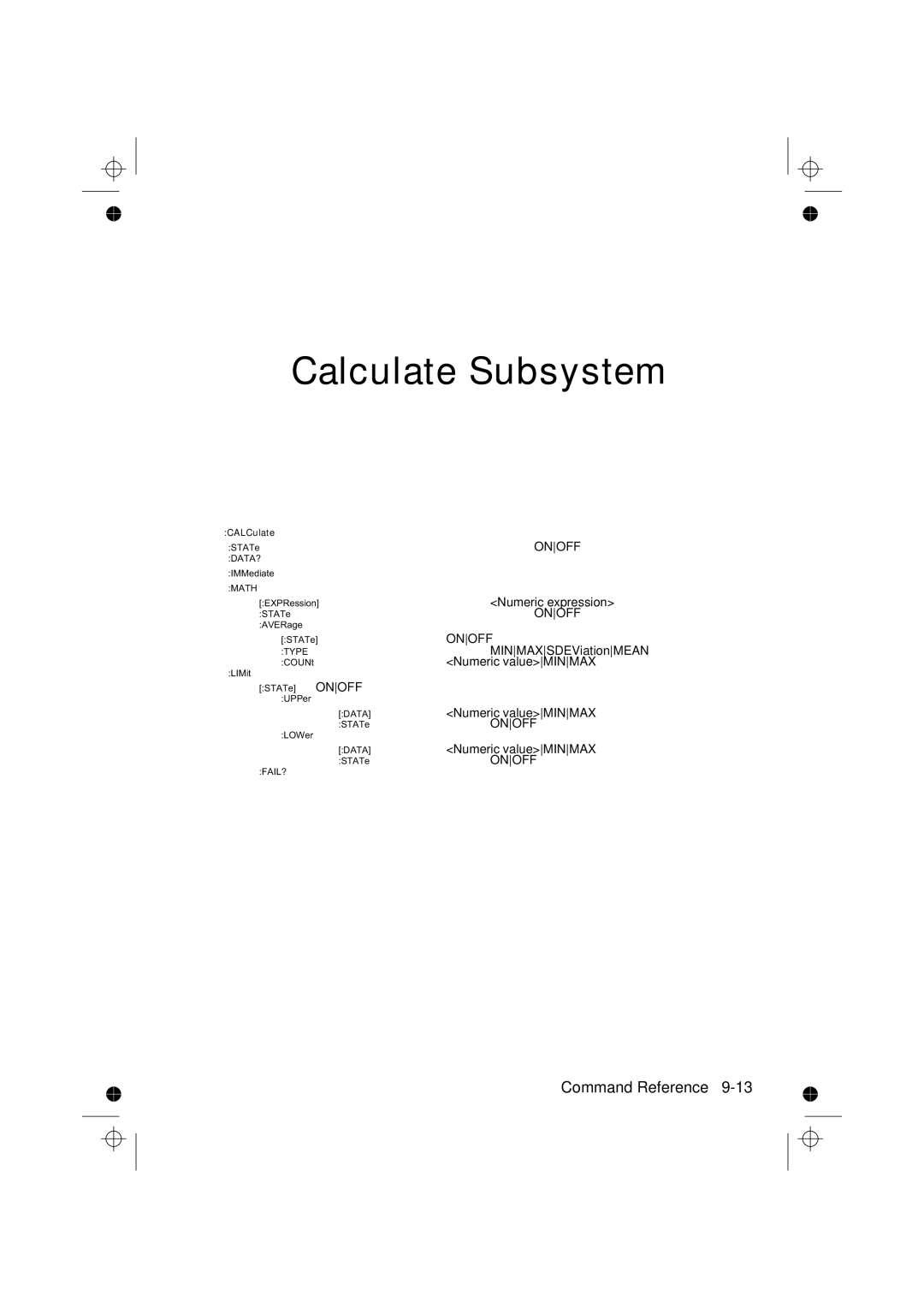 Fluke PM6681R, PM6685R manual Calculate Subsystem 