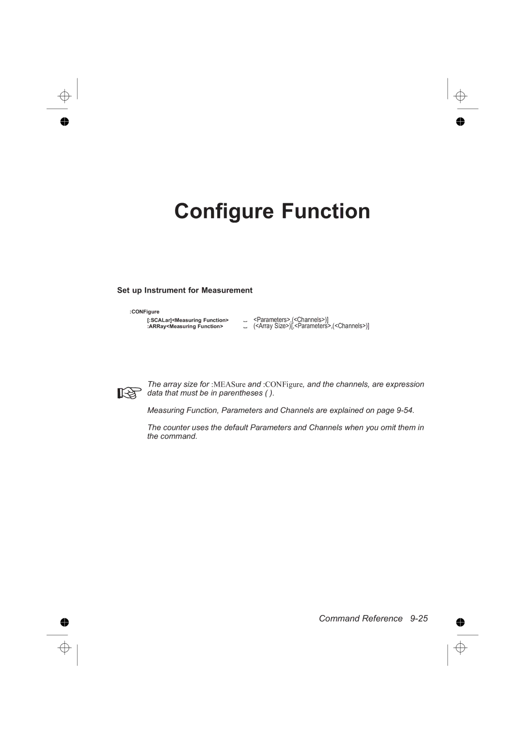 Fluke PM6681R, PM6685R manual Configure Function, Set up Instrument for Measurement 