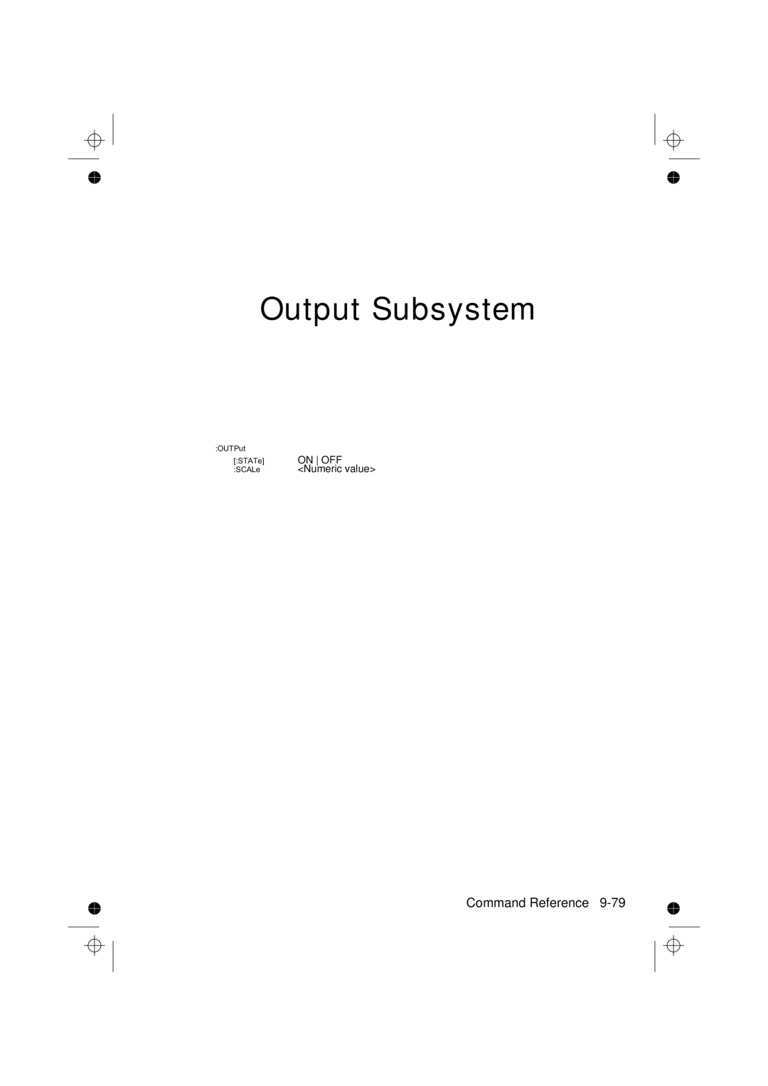 Fluke PM6681R, PM6685R manual Output Subsystem 