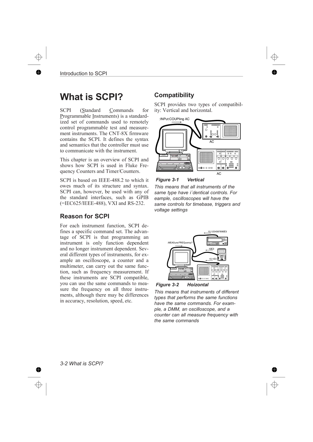 Fluke PM6685R, PM6681R manual What is SCPI?, Reason for Scpi, Compatibility 