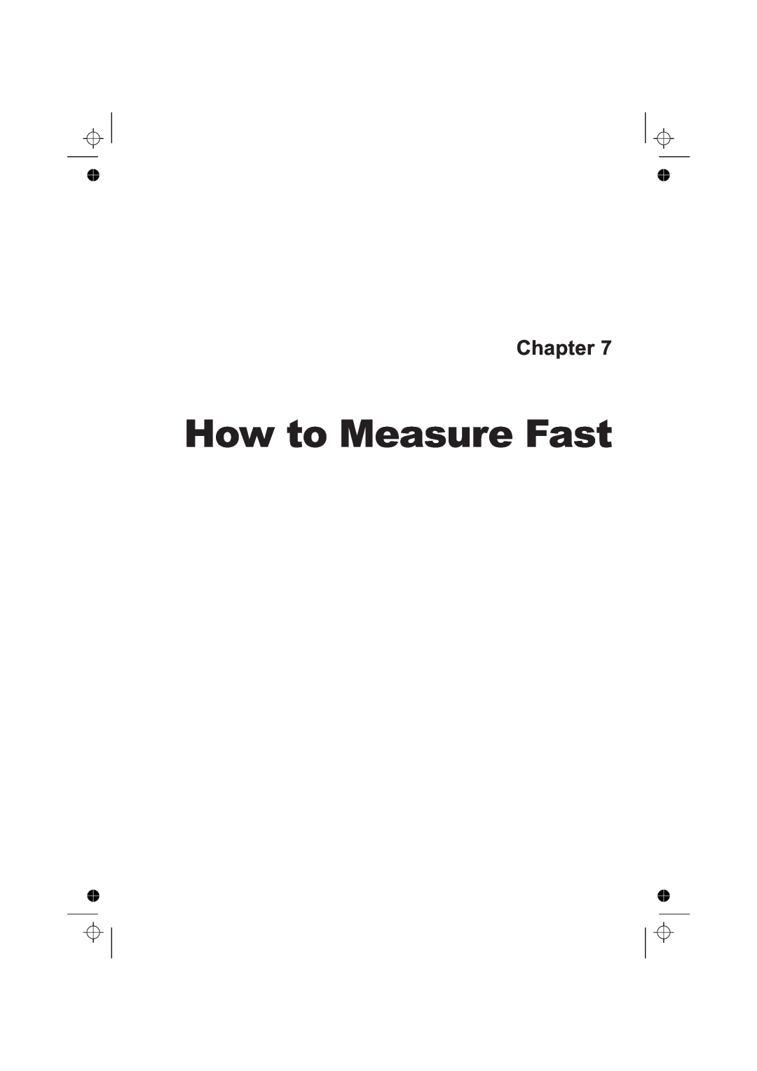 Fluke PM6681R, PM6685R manual How to Measure Fast, Chapter 