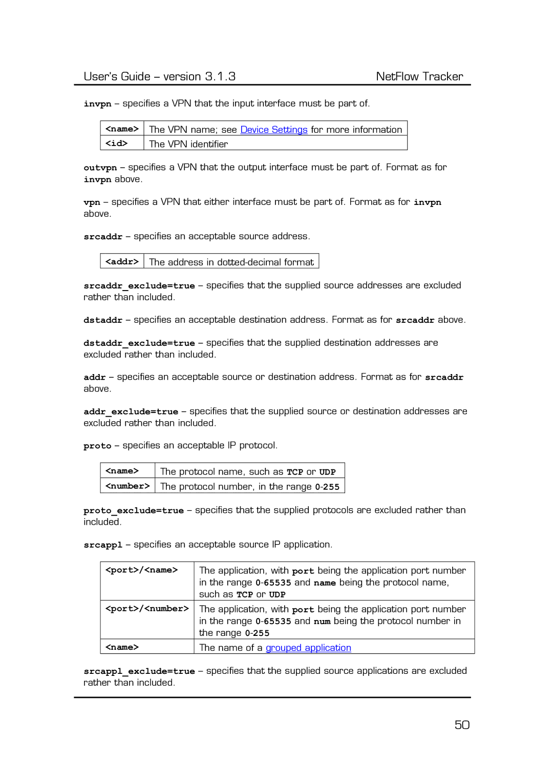 Fluke Recording Equipment manual Name, Port/name, Port/number 