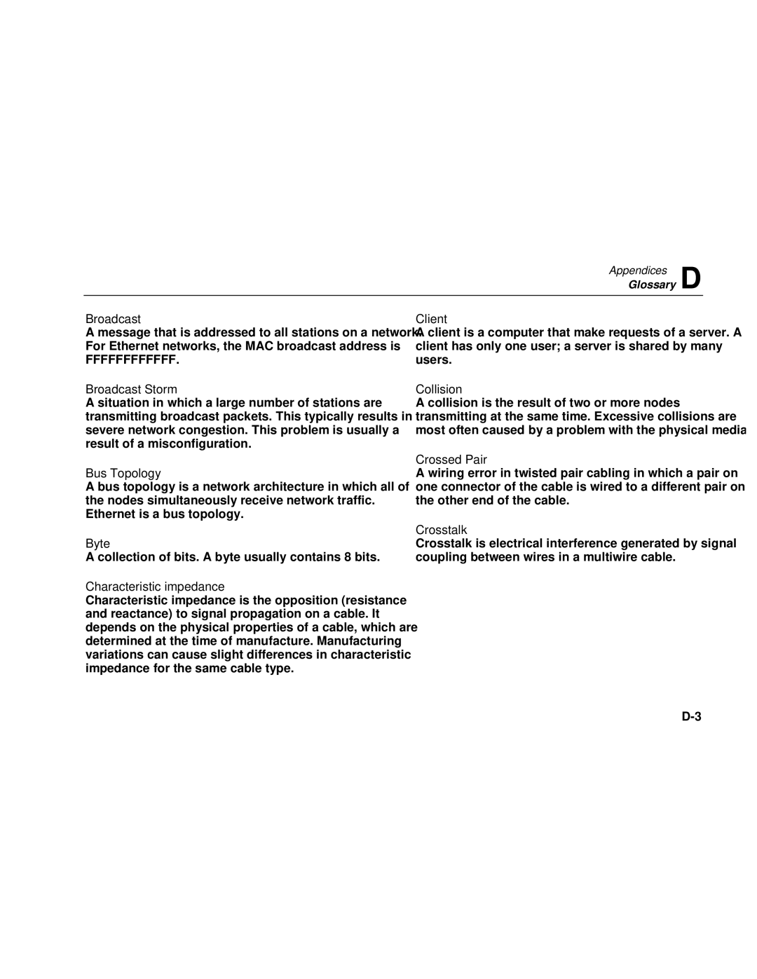 Fluke Series II user manual Byte 