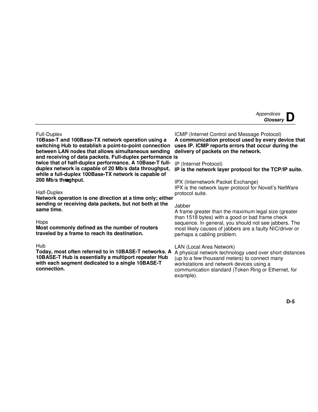 Fluke Series II user manual IP Internet Protocol 