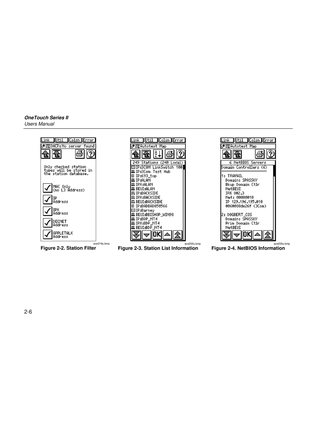 Fluke Series II user manual Station Filter 