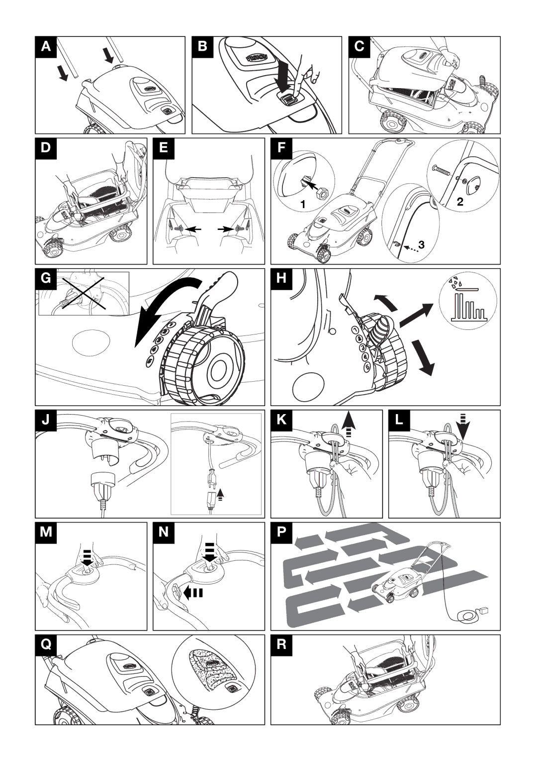 Flymo 340/400 manual 